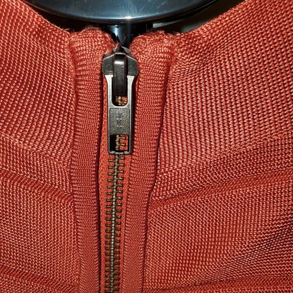 French Connection, Sz 16  Burnt Orange, Short Sleeve. Fall Dress - Picture 12 of 16